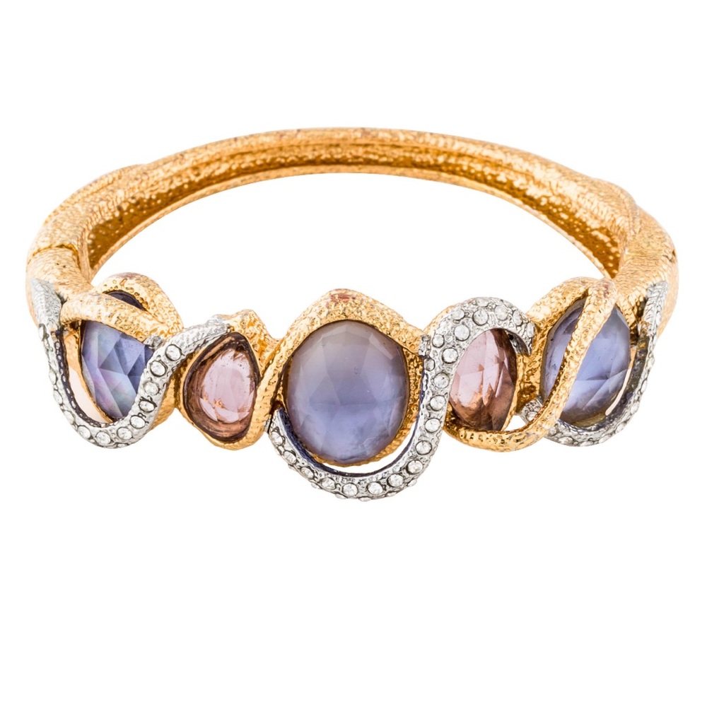 Mother of Pearl & Crystal Vine Elements Maldivian Bracelet